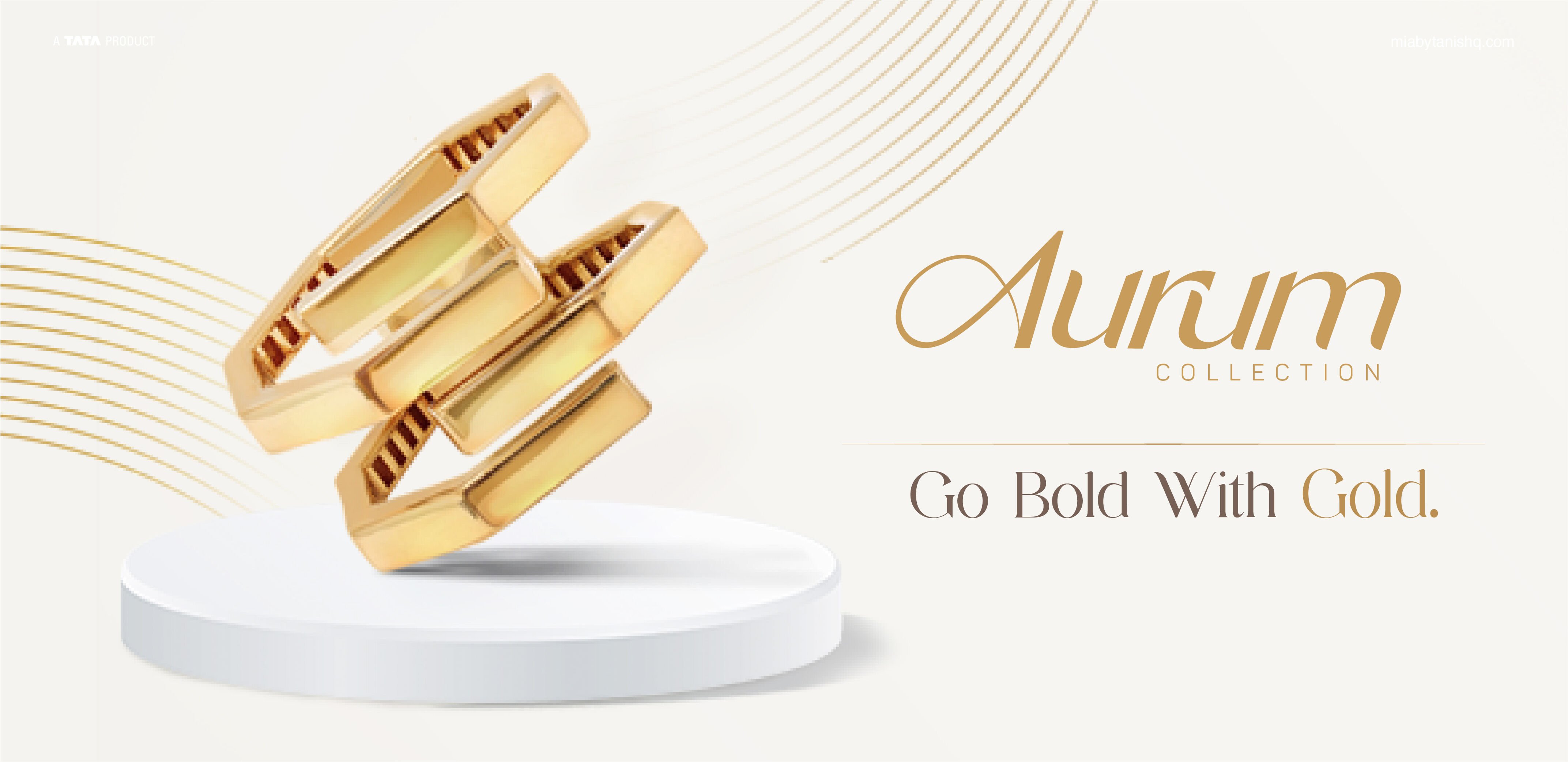 Buy Mia By Tanishq Mia Icicles Gold Golden Edge Earrings Online At Best  Price @ Tata CLiQ