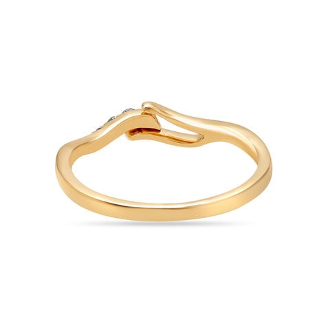 14KT Yellow Gold Glinting Twigs Diamond Ring