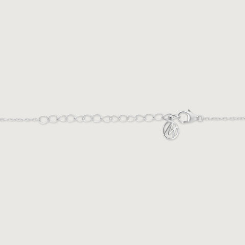 Elegant Bloom Silver Necklace