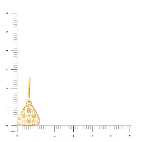 14KT Yellow Gold Hoop Earrings And Pendant Set To Steal The Attention