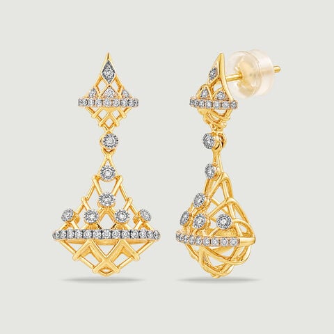 Striking Light Diamond Jhumka