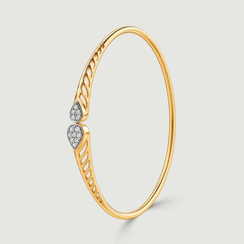 Elegant Diya Diamond Bangle