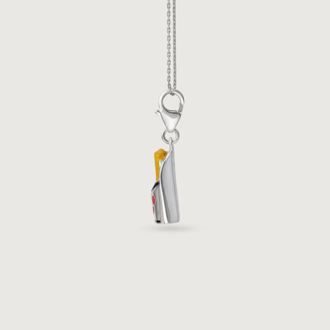 Happy Fries Silver Charm