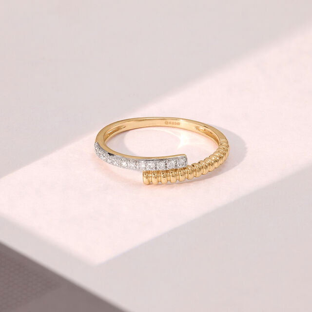 Fluid Asymmetric Diamond Ring,,hi-res image number null