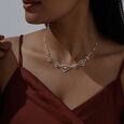 Radiant Rhythm Diamond Necklace,,hi-res view 2