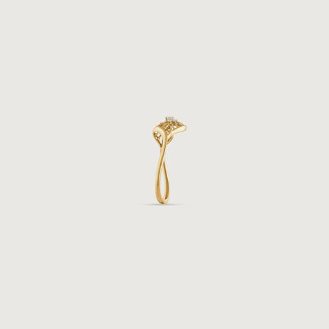 Fluid Harmony Diamond Ring