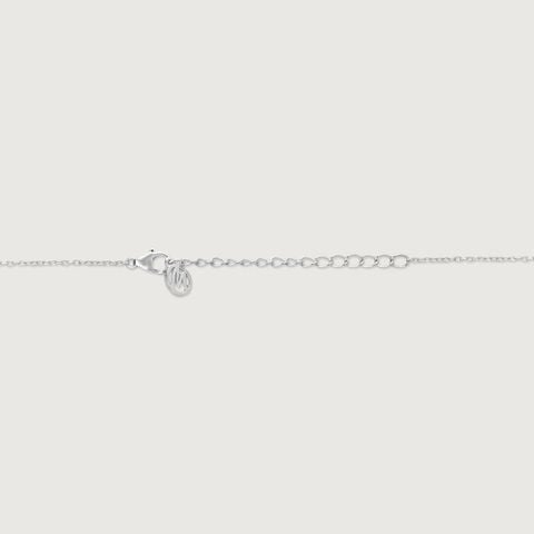 Interlinked Loop Silver Necklace