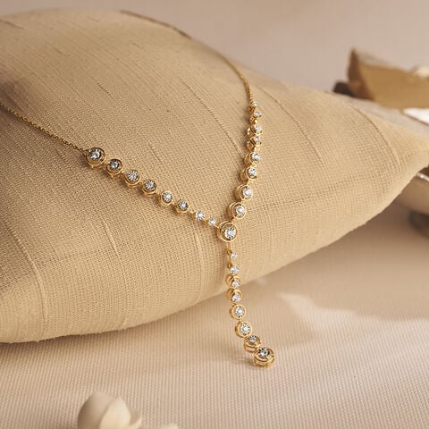 Festive Radiance Diamond Necklace