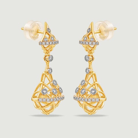 Striking Light Diamond Jhumka