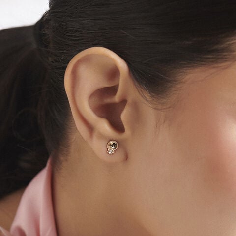 Subtle Layered Diamond Stud Earrings