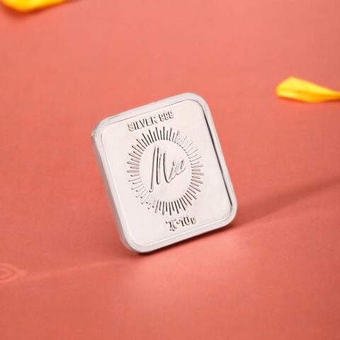 10 GM 999 Gayatri Mantra Silver Coin