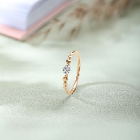 Sparkle Crush Heart Diamond Ring