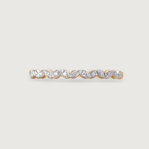 Aurora Arch 14KT Gold & Diamond Ring