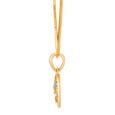 14KT Yellow Gold Glimmering Orbit Diamond Pendant,,hi-res view 4