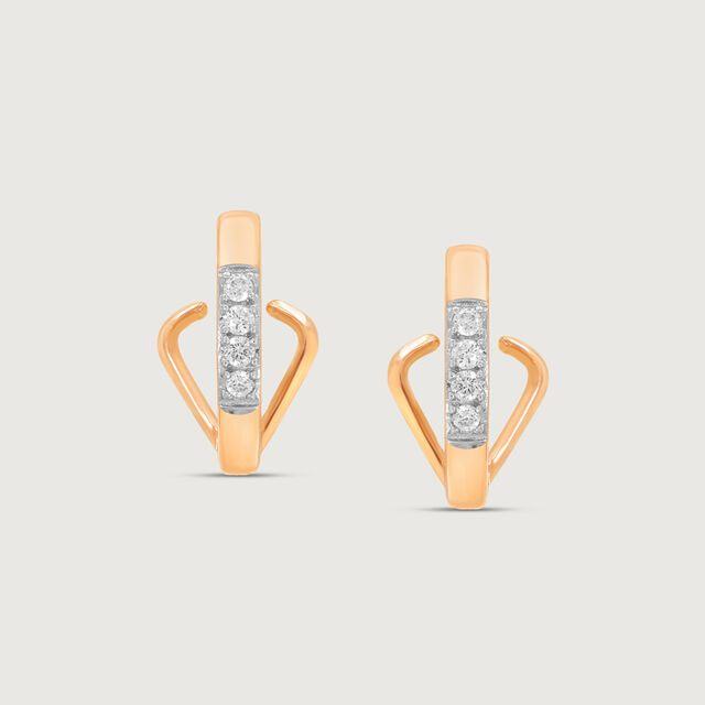 Graceful Gleam Diamond Stud Earrings,,hi-res image number null