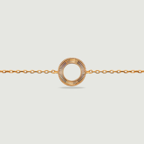 Radiant Circular Gold Bracelet