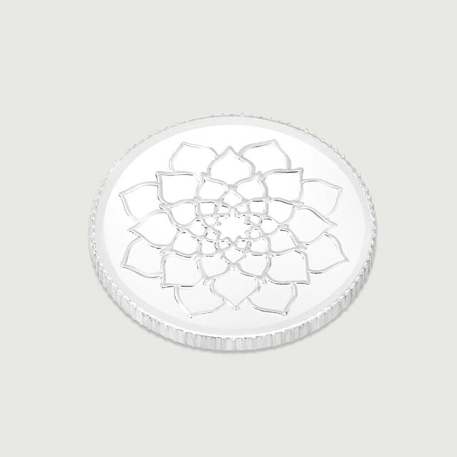 5 GM 999 Lotus Silver Coin,,hi-res image number null