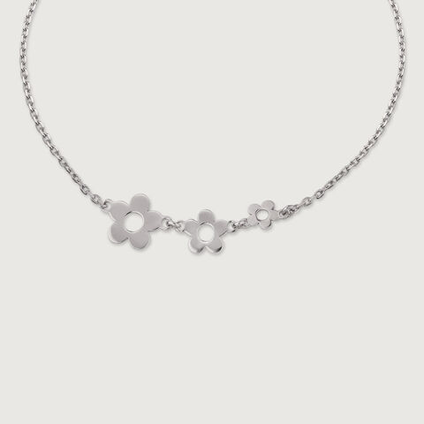 Bubbly Bloom Silver Bracelet
