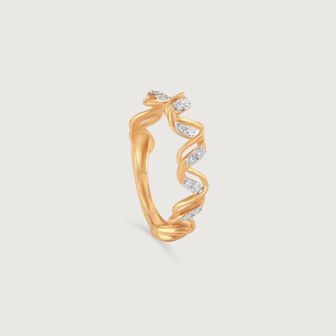 Twist of Love Diamond Ring