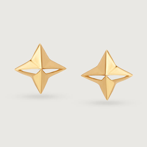 Star struck Symphony 14KT Gold Stud Earrings
