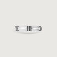 Linear Groove Silver Ring,,hi-res view 4