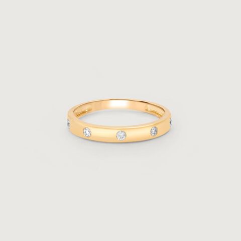 Subtle Orbit Diamond Ring
