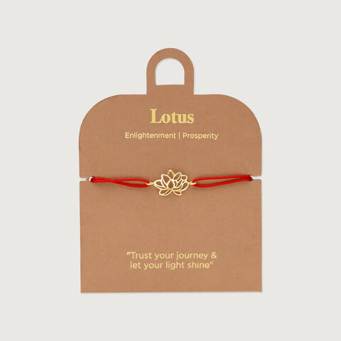 Serene Radiant Lotus Gold Bracelet