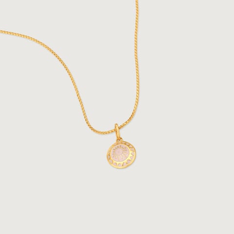 Radiant Dusk Gold Pendant