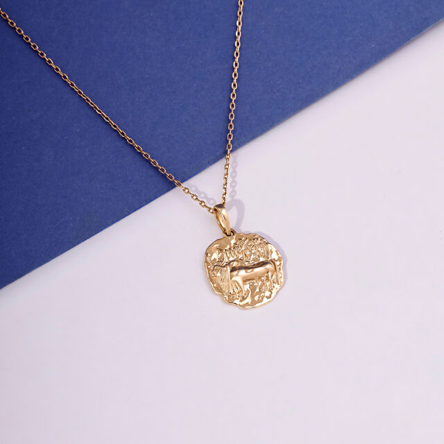 Ancient Sculptural Gold Pendant,,hi-res image number null