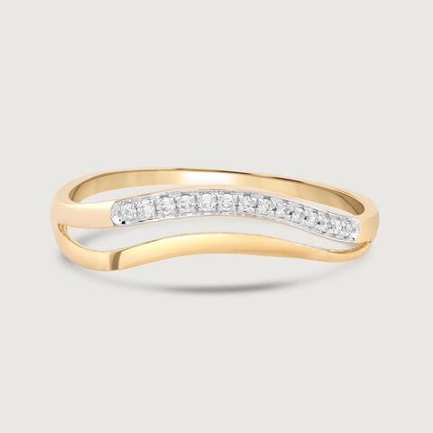Curvy Shine Diamond Ring