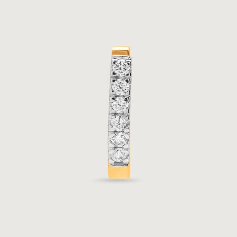 14KT Yellow Gold Diamond Nose Pin