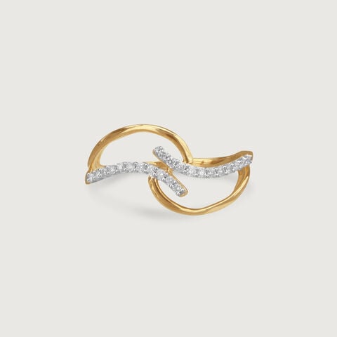 Sassy Swirl Diamond Ring