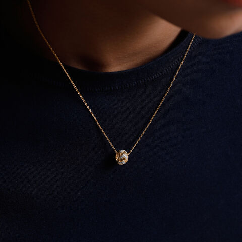 Bold Chevron Diamond Pendant