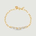 Dynamic Geometric Diamond Bracelet,,hi-res view 4