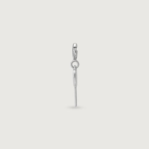 Candy Heart Silver Charm