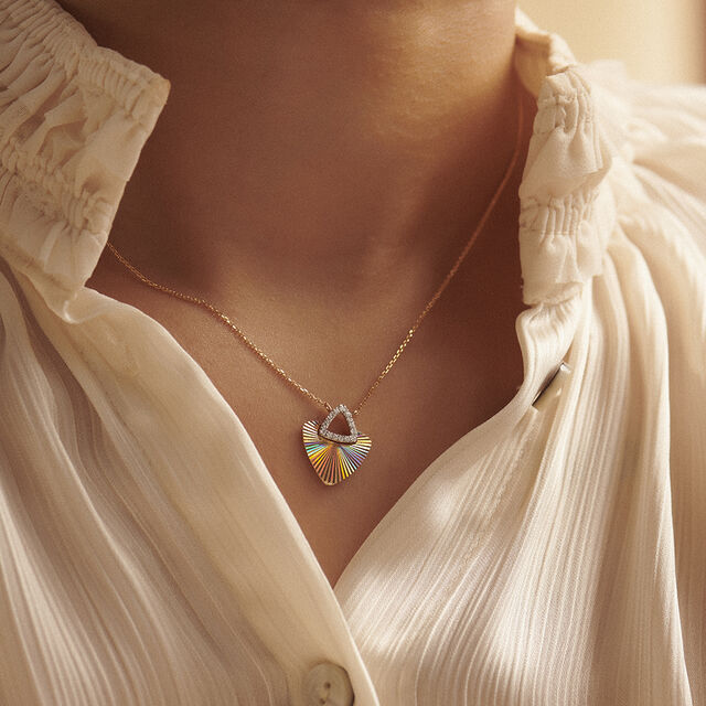 Striking Radiant Diamond Necklace,,hi-res image number null
