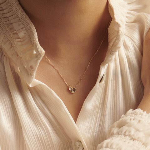Subtle Layered Diamond Necklace