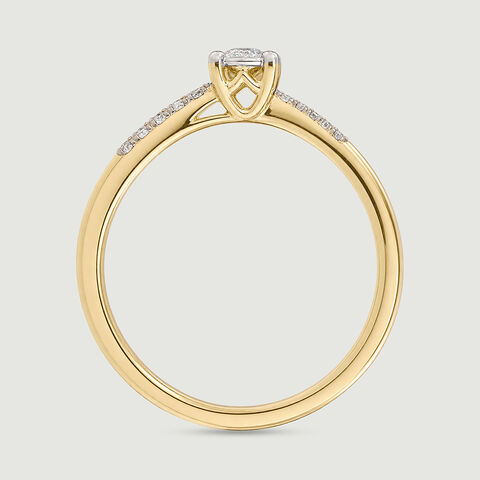Graceful Layered Diamond Ring