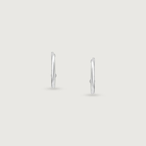 Playful Swirl Silver Drop Earrings