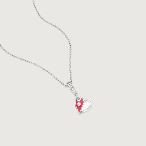 Cheerful Heart Silver Pendant