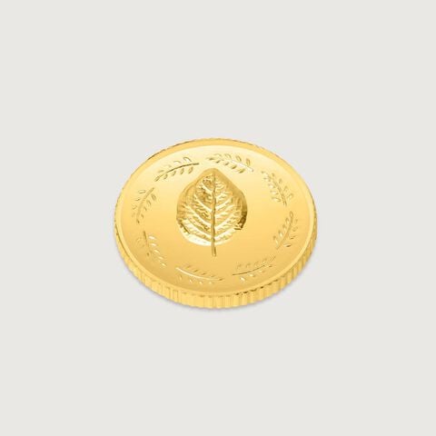 5 GM 24 Karat Tulsi Gold Coin