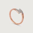 Rose Entwined Brilliance Diamond 14KT Rose Gold Ring,,hi-res view 4