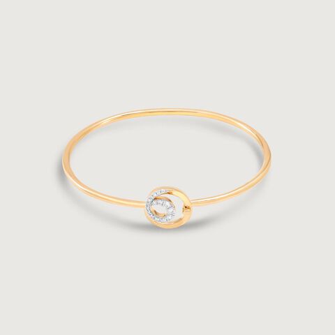 Chic Loop Diamond Bangle