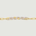 Dynamic Geometric Diamond Bracelet,,hi-res view 3