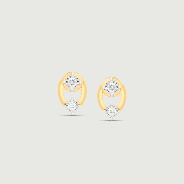 Dainty Spark Diamond Earrings,,hi-res image number null