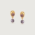 Lilac Pop Amethyst Earrings,,hi-res view 3