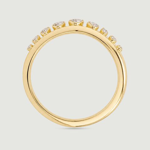 Flickering Crest Diamond Ring