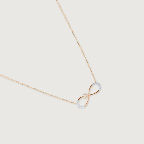 Infinite Heartbeat Diamond Necklace