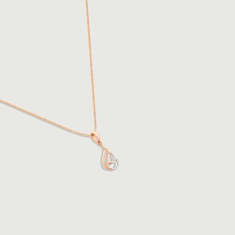 Fancy Sway Diamond Pendant