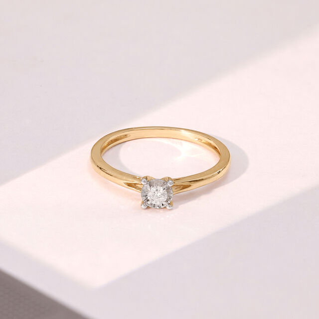 Classic Poised Diamond Ring,,hi-res image number null